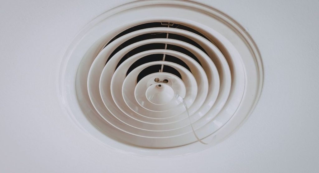 grille de ventilation circulaire au plafond - VCI
